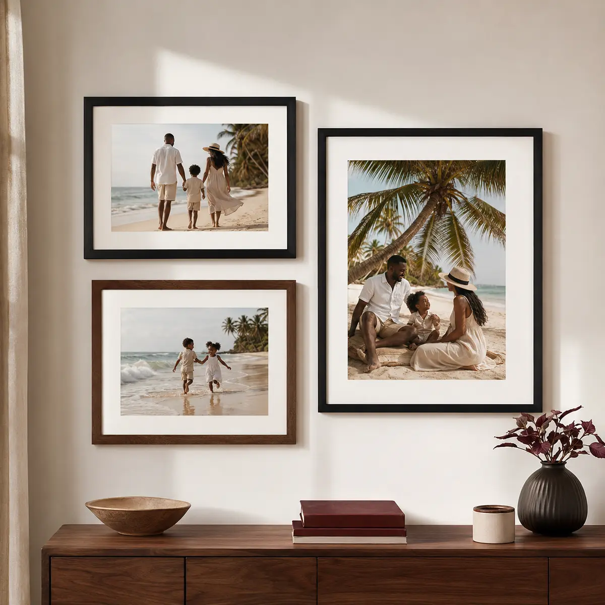 [BF-GAL-3PC] Framed Family Gallery Wall Set - 3 Piece